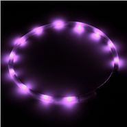 Ошейник прогулочный светодиодный Monella MNF19 (фиолетовый)